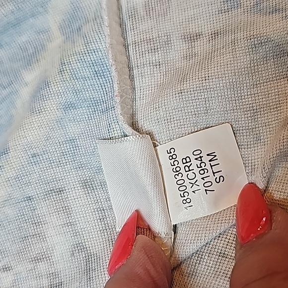 NEW STYLE & CO 3/4 SLEEVE MULTICOLOR PULLOVER TEE - Picture 12 of 12